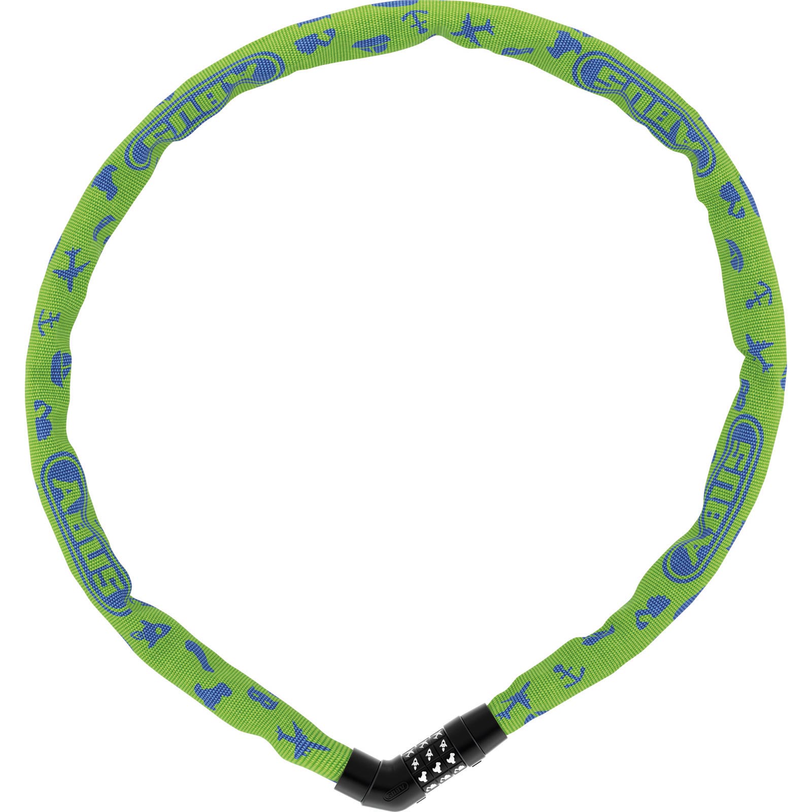 

Велозамок ABUS 4804C/75 Steel-O-Chain Symbols Lime (874987)