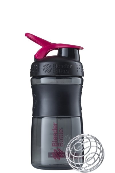 

Спортивная бутылка-шейкер Blender Bottle SportMixer 590 мл Black and Pink (SKL24-252475)