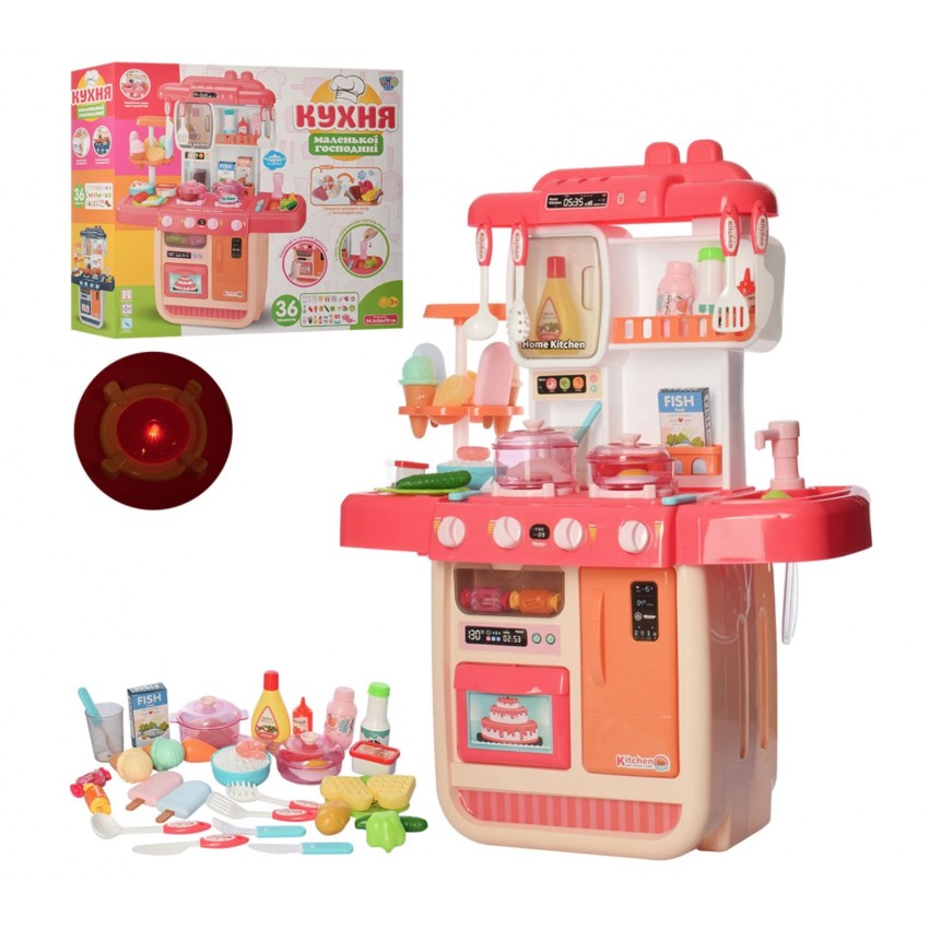 

Детская кухня с водой Limo toy WD-P33 (свет, звук) 36 предметов
