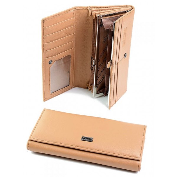 

Кошелек женский кожаный WCash A0001-F Beige