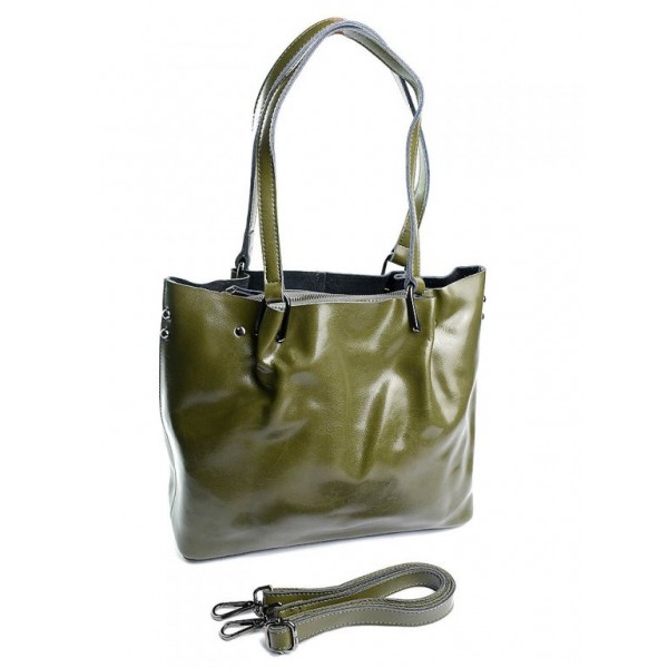 

Женская сумка натуральная кожа Parse №8656 Grass Green