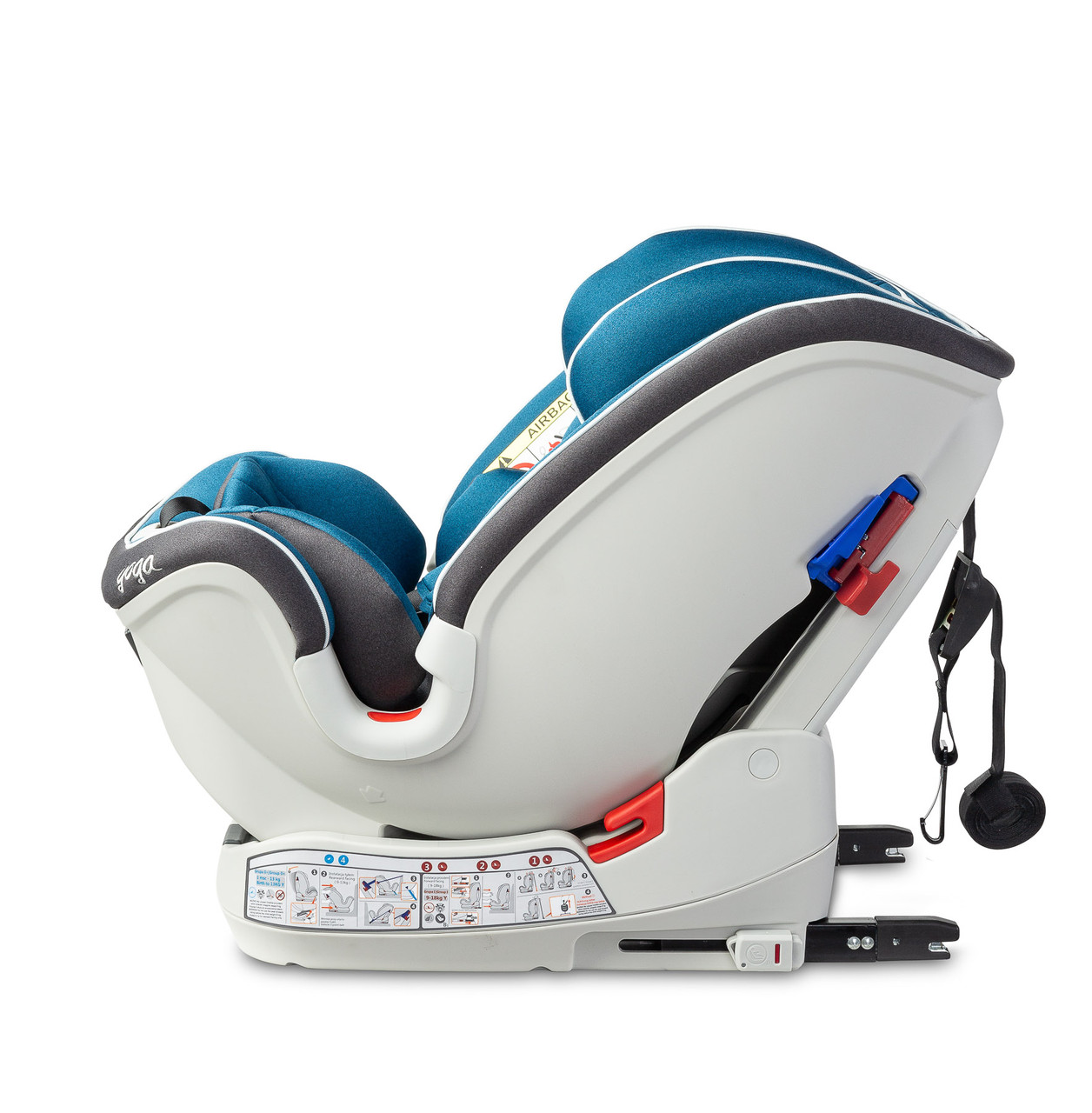

Універсальне дитяче автокрісло Caretero Yoga Blue Isofix новонародженим малюкам та дітям віком до 12 років