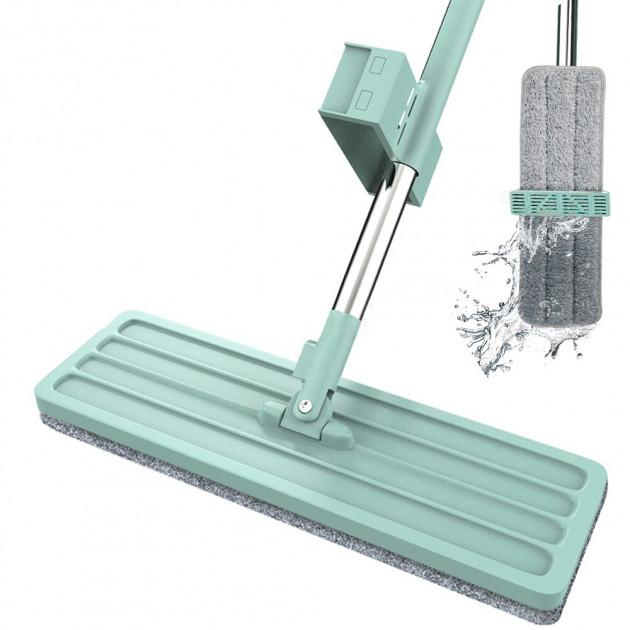 

Швабра лентяйка с самоотжимом hand-free lazy drag flat mop
