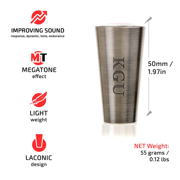 

Бустер для Мундштука Трубы CONE 998 Silver Brushed