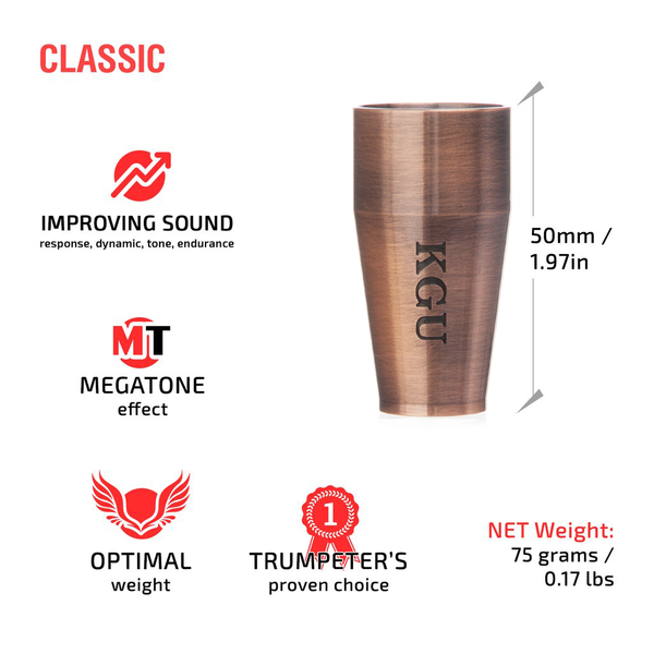 

Бустер для Мундштука Трубы CLASSIC Antique Copper Lacquer