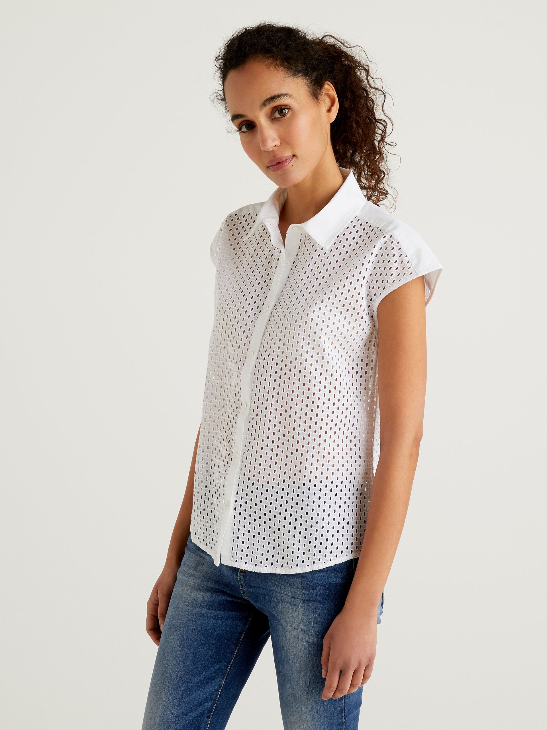 

Рубашка United Colors of Benetton 5H7B5QCT3-101 L