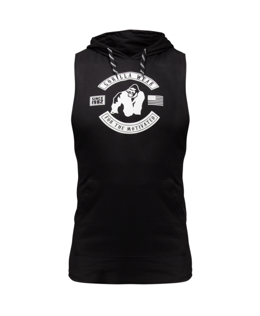 

Майка Gorilla Wear Lawrence Hooded Tank Top  Черная, Майка Gorilla Wear Lawrence Hooded Tank Top 3XL Черная