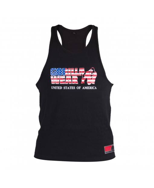 

Майка Gorilla Wear USA Tank Top  Черная, Майка Gorilla Wear USA Tank Top S Черная