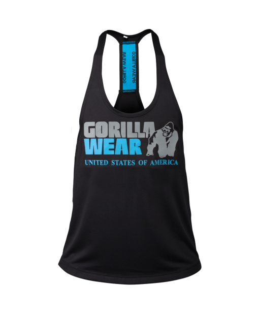 

Майка Gorilla Wear Nashville Tank Top  Черная/Светло-голубая, Майка Gorilla Wear Nashville Tank Top 4XL Черная/Светло-голубая