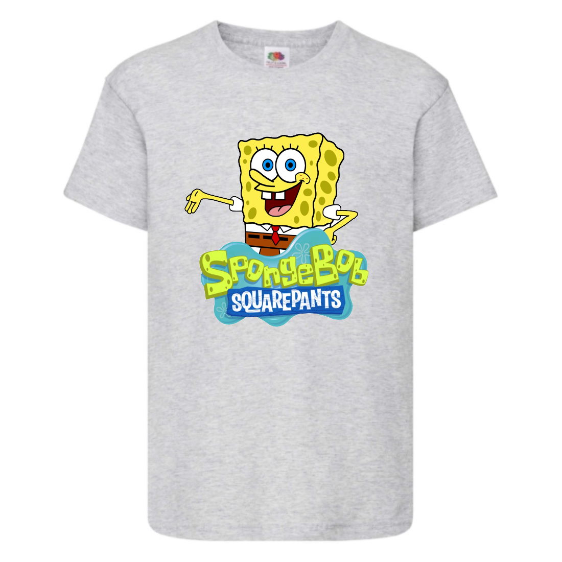 

Футболка Спанч Боб 29 (Sponge Bob) серая 128 р-р