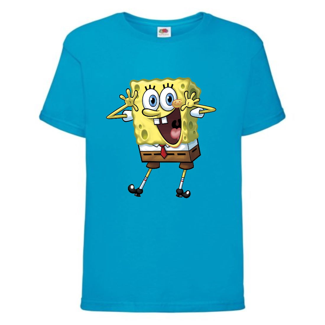 

Футболка Спанч Боб 33 (Sponge Bob) голубая 140 р-р