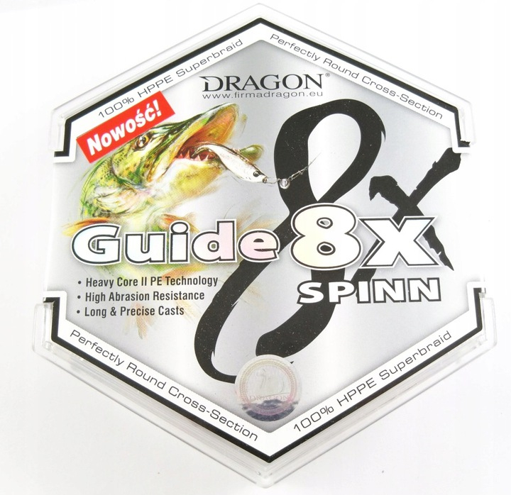 

Шнур Dragon Guide 8x Spin 150м 0.18мм