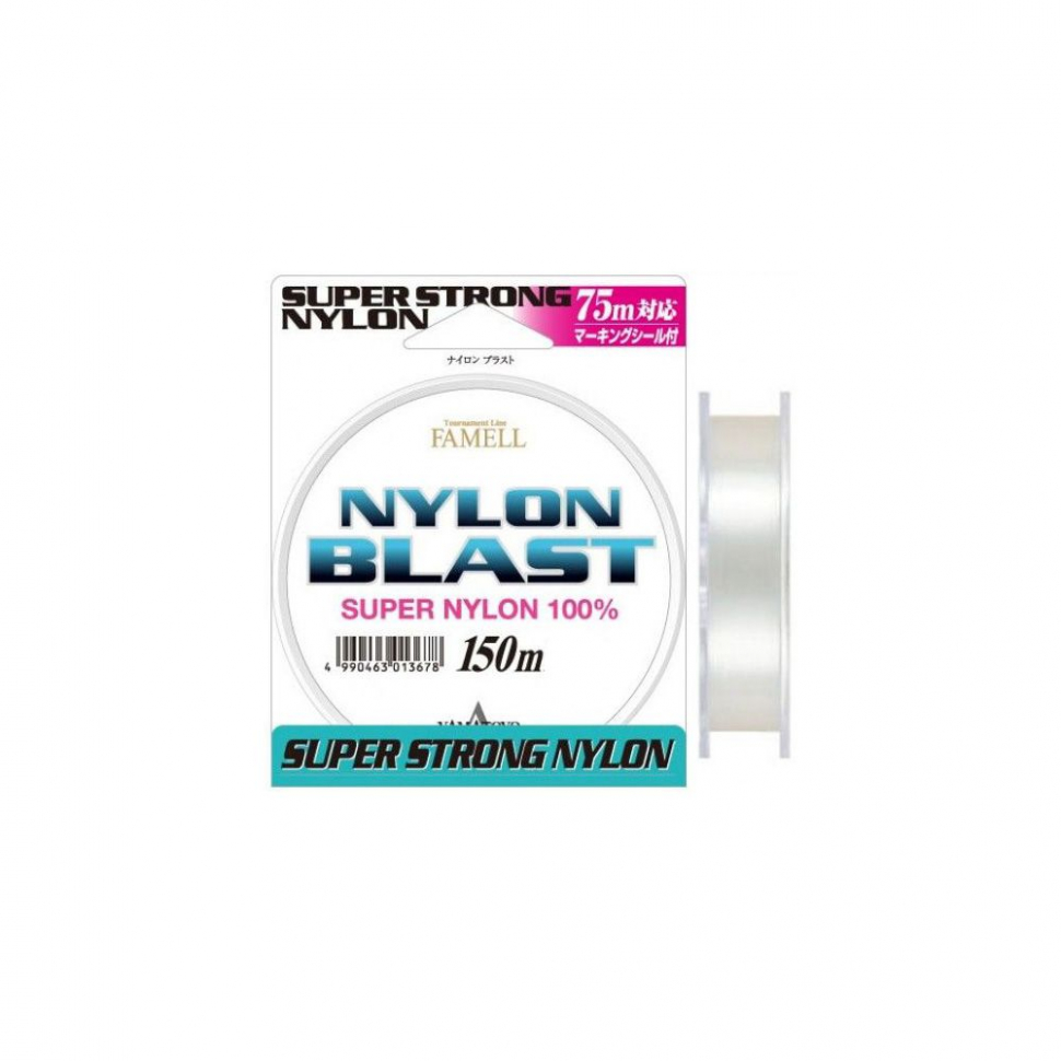 

Леска Yamatoyo Nylon Blast 150m clear №0.9 5 lbs