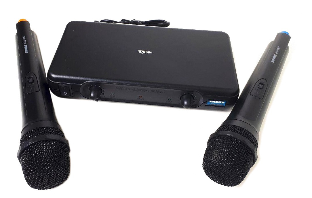 

Радиосистема Shure AWM-508R, база, 2 микрофона