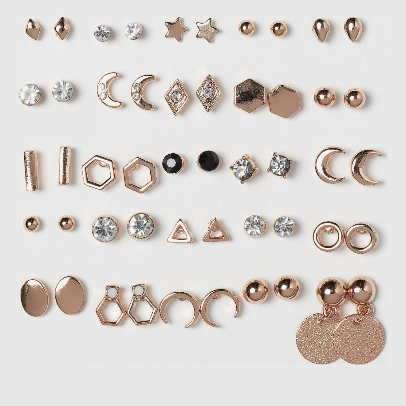 

Серьги H&M 303-731119 25 пар Золотистые