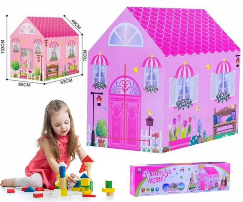 

Детская игровая палатка-домик Princess Home розовая