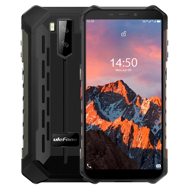 

Мобільний телефон UleFone Armor X5 Pro black 4/64gb IP69K 5.5" NFC 5000mAh