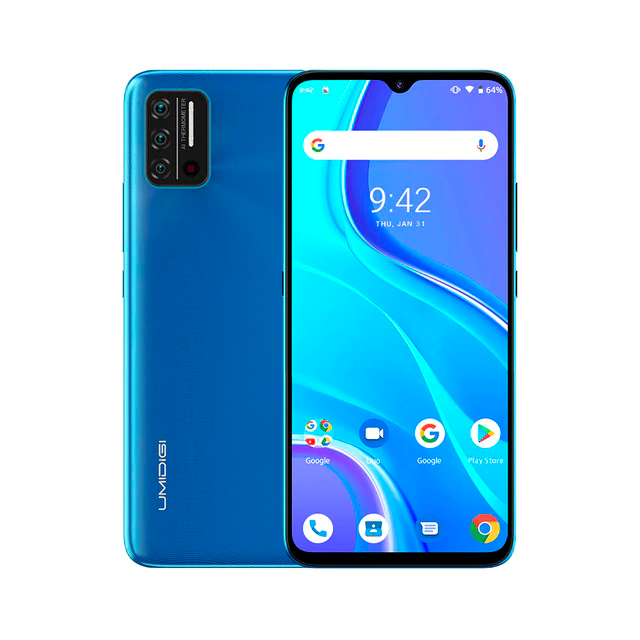 

Мобільний телефон Umidigi A7S 2/32Gb blue 6.53" 4150mAh Інфрачервоний термометр (1238 zp)