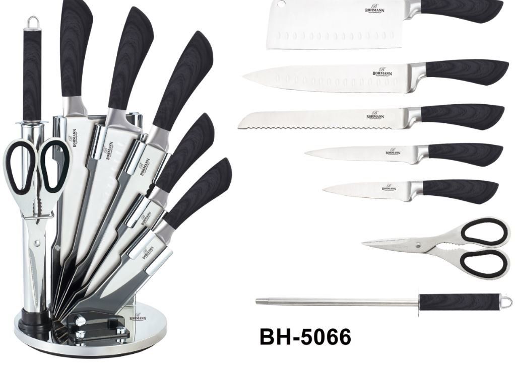 

Набор ножей Bohmann 8 предметов из нержавеющей стали с подставкой (BH 5066)
