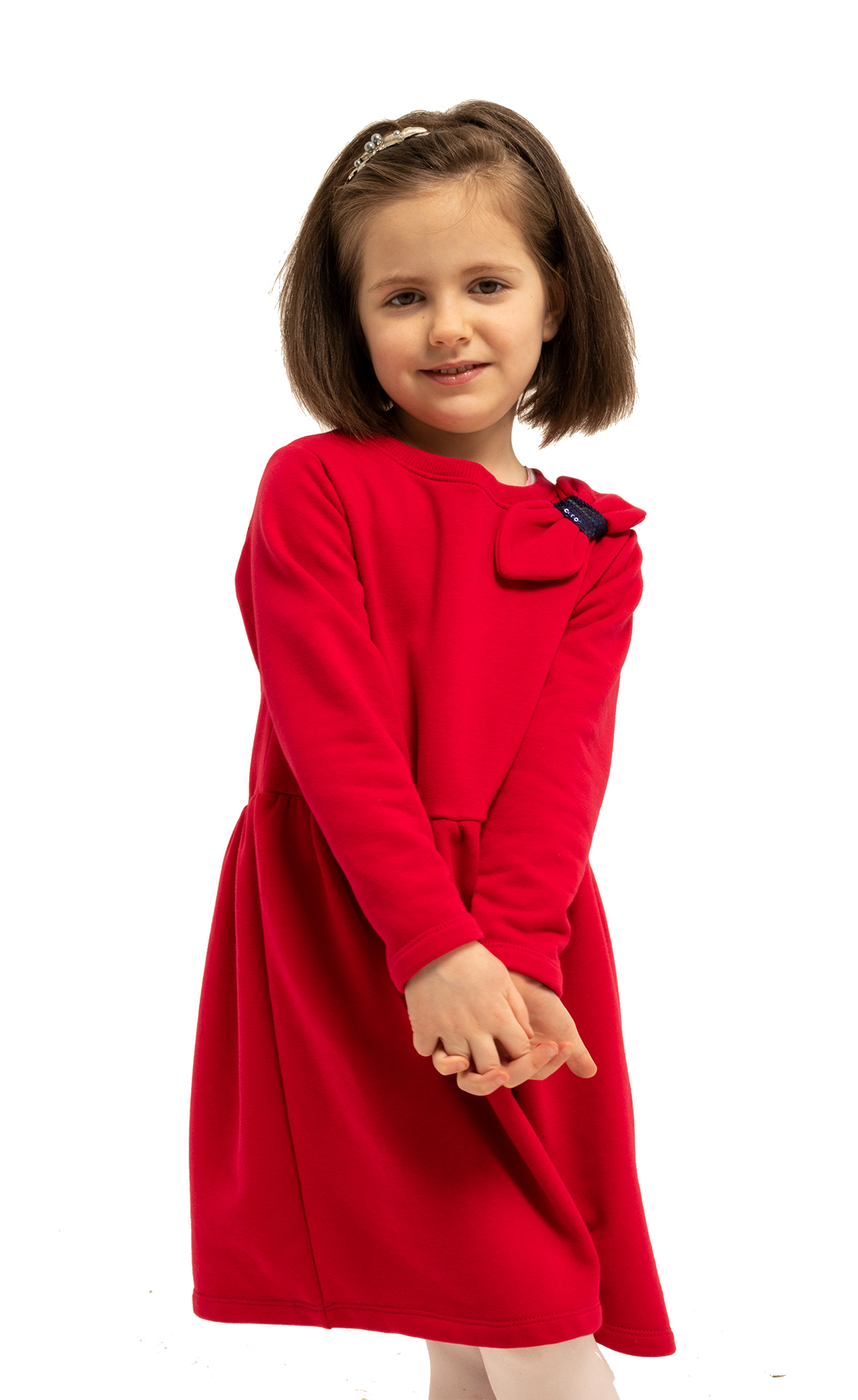 

Платье для девочки Morekids 104 красное нарядное 8607-104