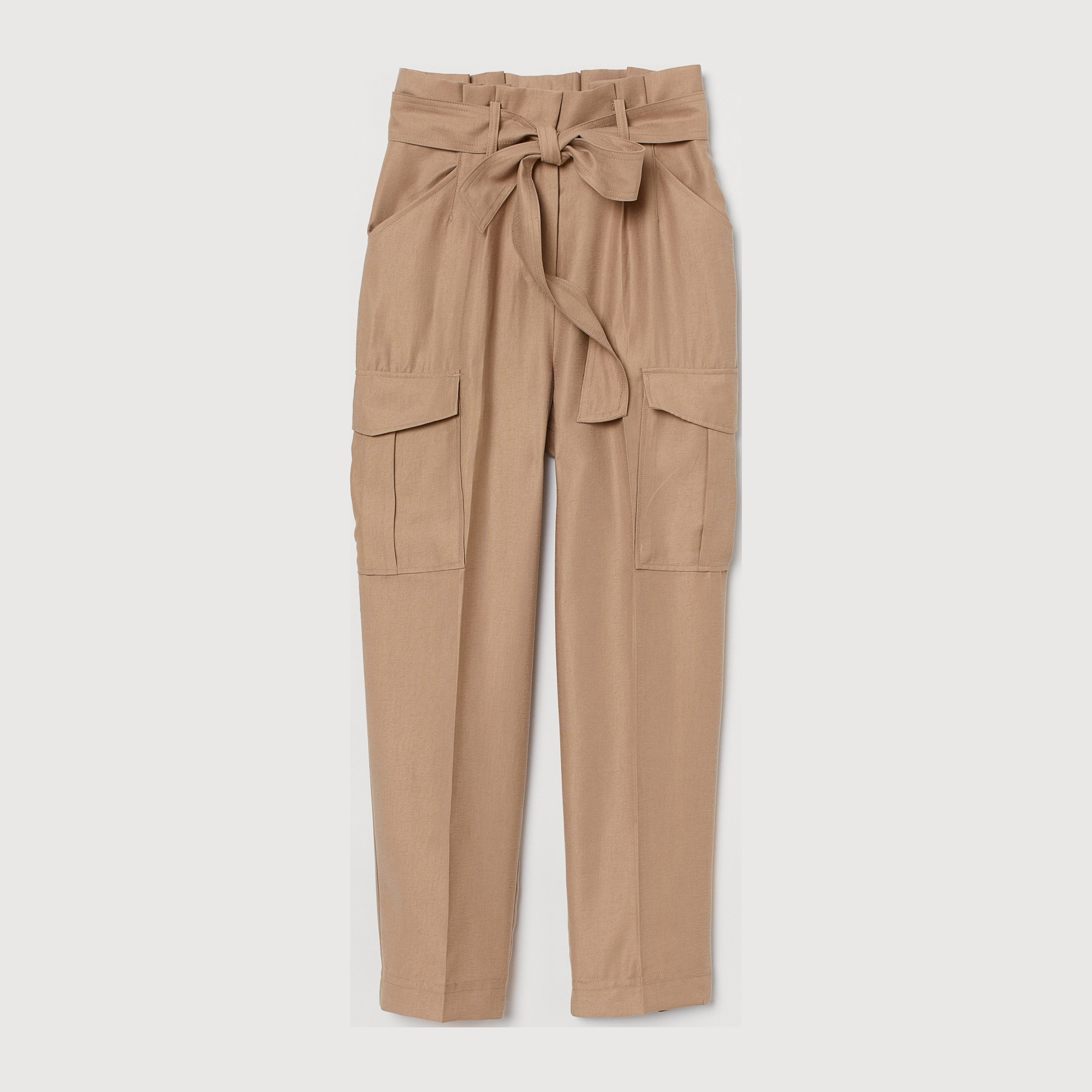 

Брюки H&M 0800387-0  Бежевые, Брюки H&M 0800387-0 44 Бежевые