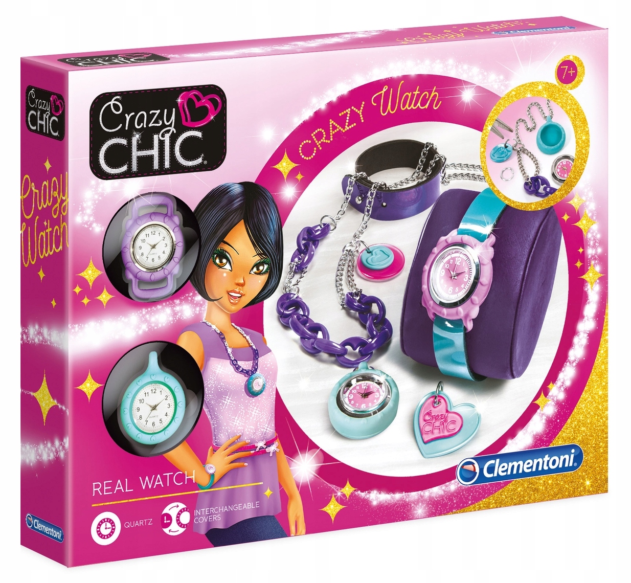 

Творческий набор Clementoni Crazy Chic Создай свои часы (78254)