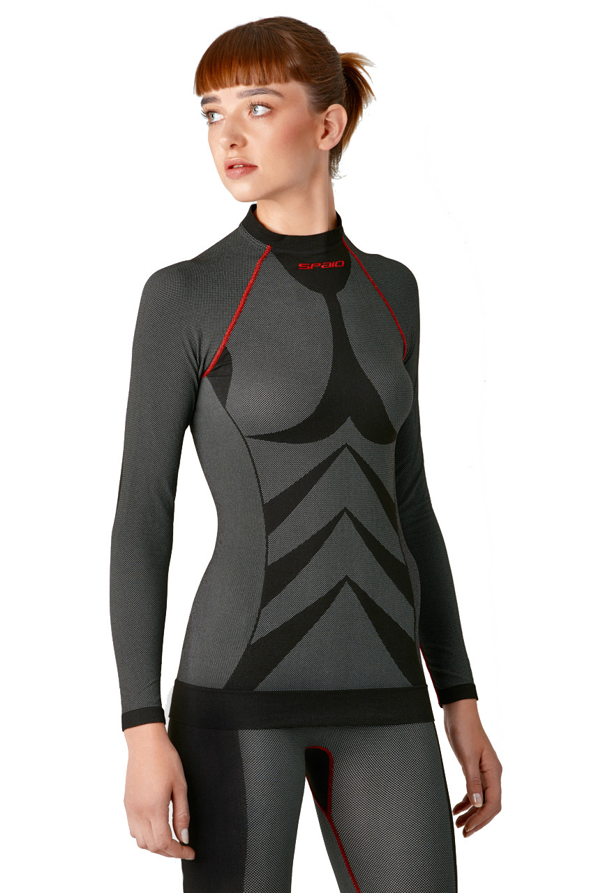 

Термокофта Spaio women W01 L Black-red