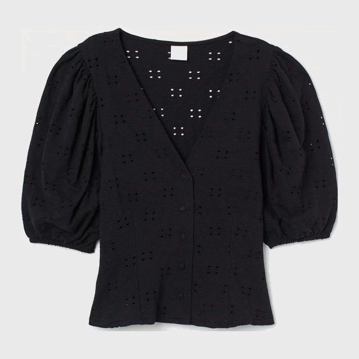 

Топ H&M 0832362001 M (170/96А) Черный