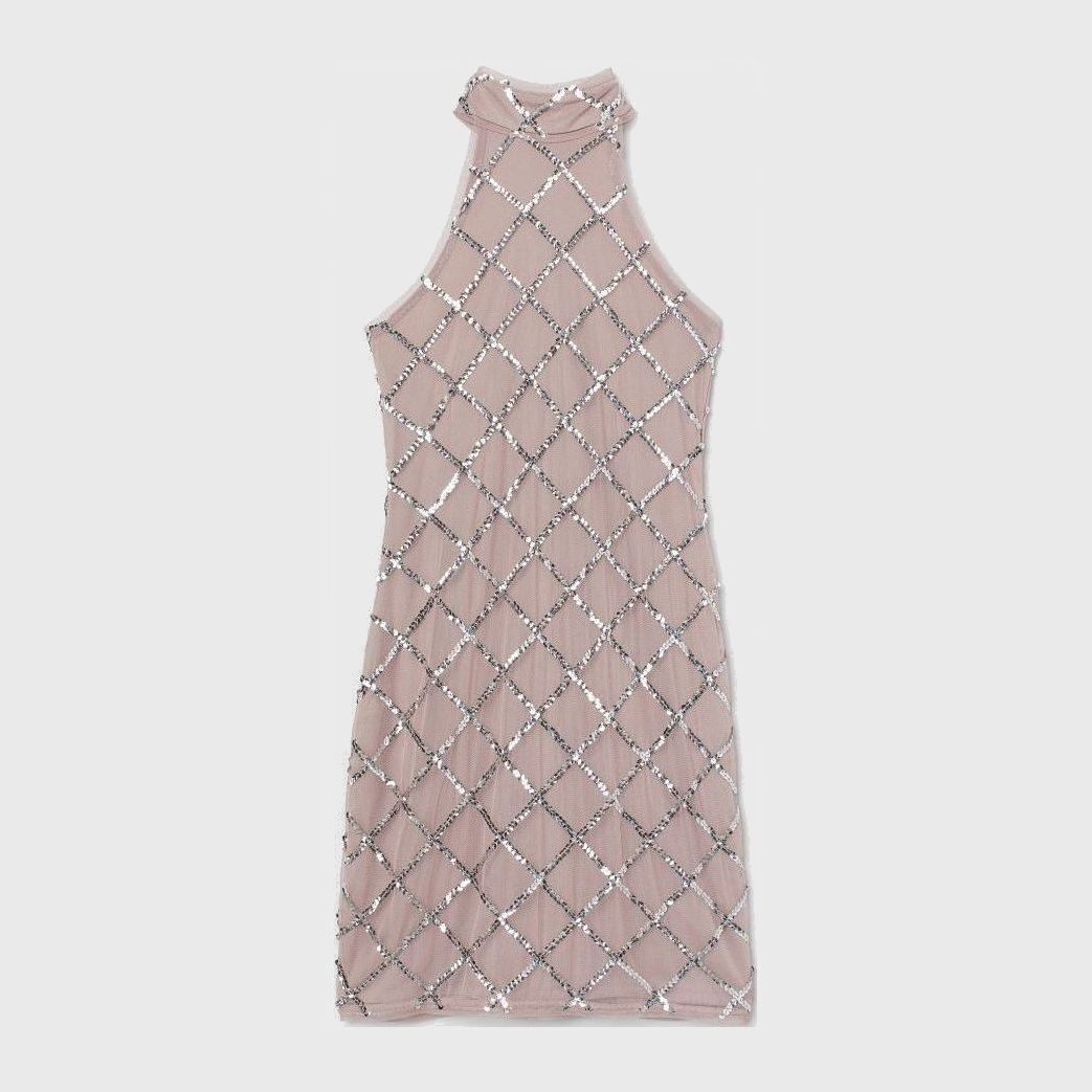 

Платье H&M 0796543001 42 (170/96А) Пудровое с розовым