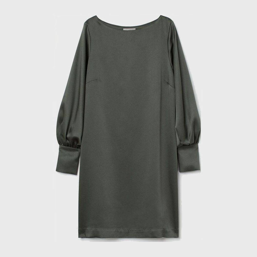 

Платье H&M 0857227001 M (170/96А) Темно-зеленое хаки