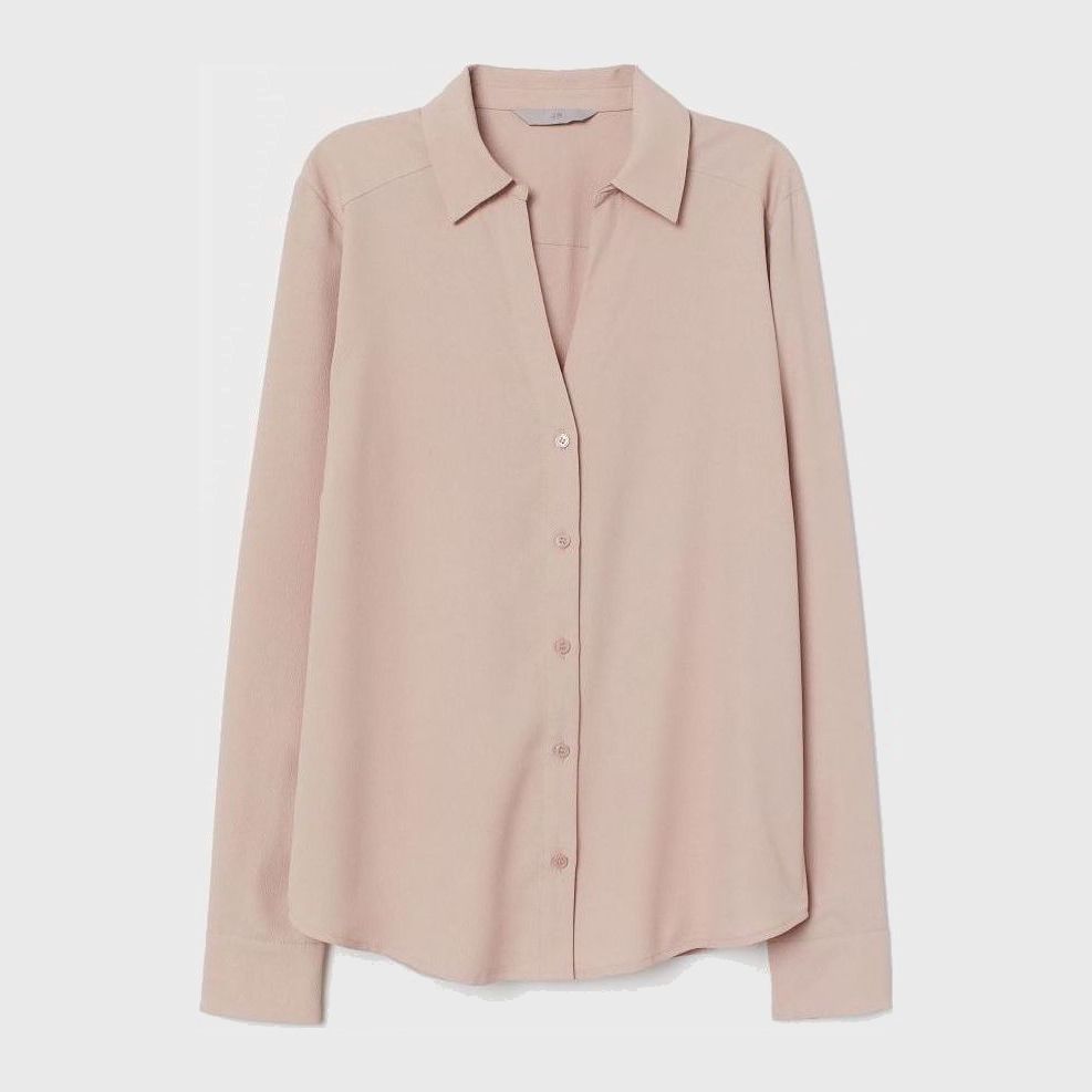 

Блузка H&M 0762846008 42 (170/96А) Пудровая с розовым