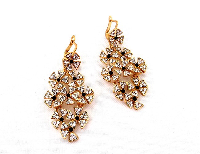 

Серьги 4,5 см Золотистые С-012