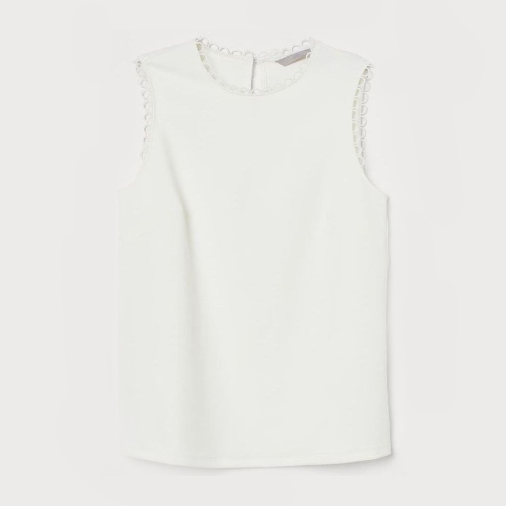 

Блузка H&M 0906271001 M (170/96А) Белая