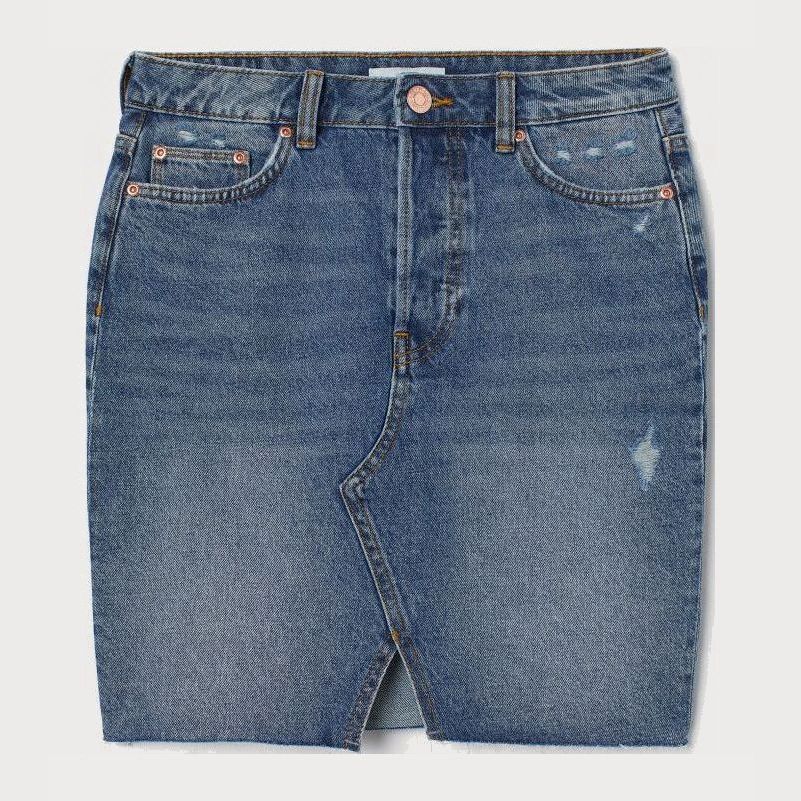 

Юбка джинсовая H&M 0751342008 48 (175/94А) Синяя