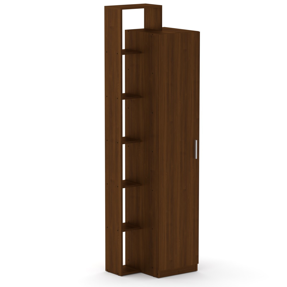 

Шкаф книжный с открытыми полками Компанит Шкаф-8 Орех