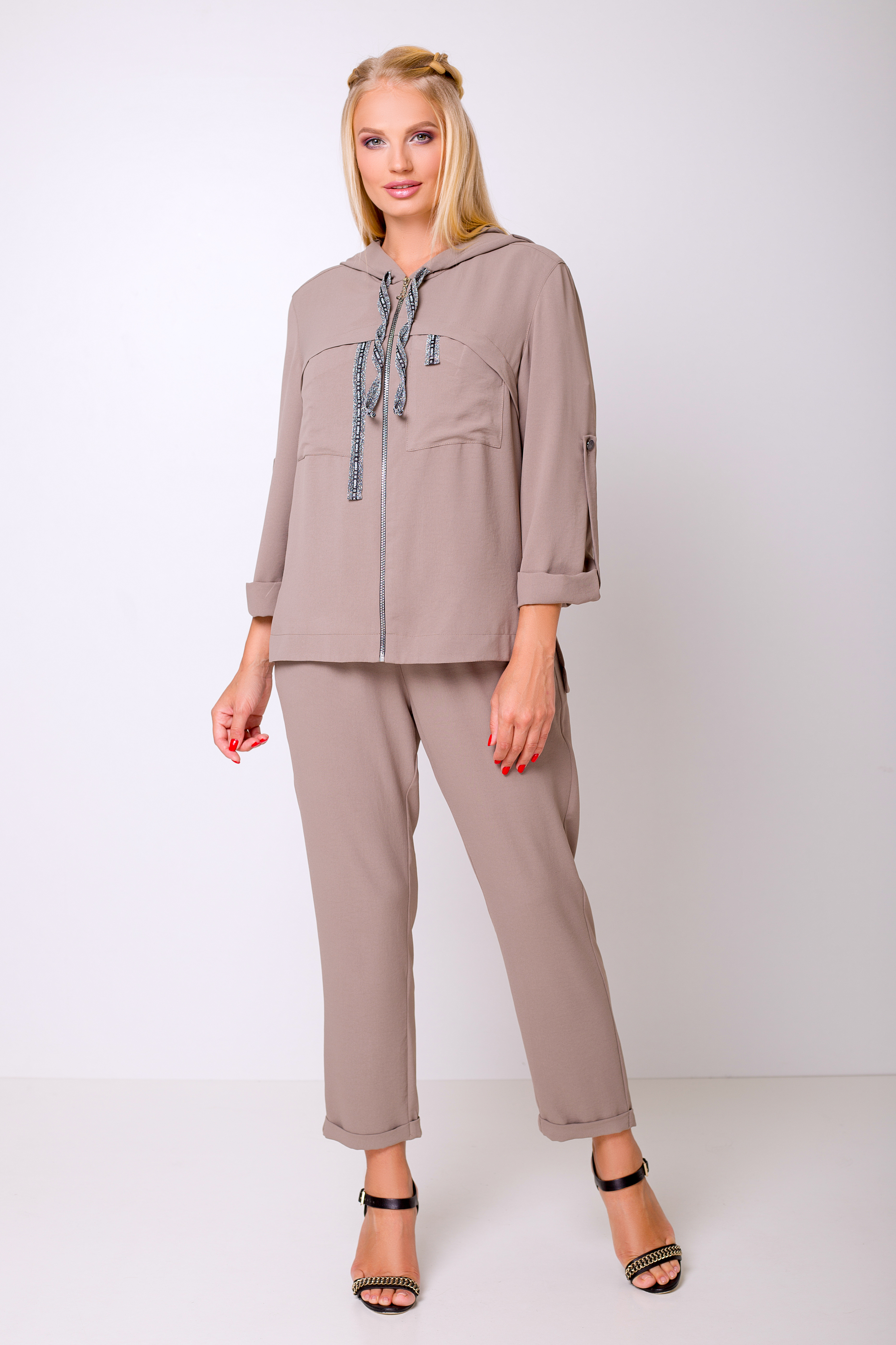 

Костюм брючный "Модерн" (капучино) 54 (XXXL)