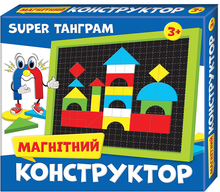 

Магнитный конструктор Мій успіх+ Super Танграм (4823076000301)