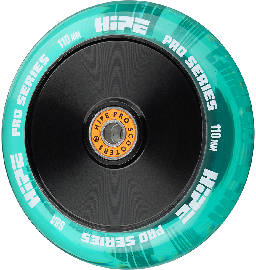 

Колесо для трюкового самоката Hipe H5 110 мм transparent/mint (250708)