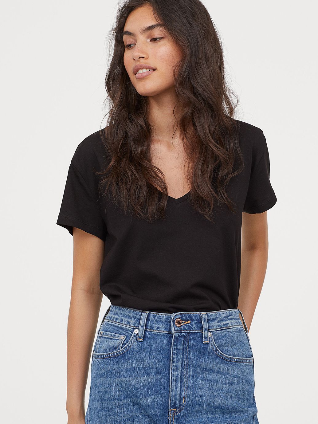 

Футболка H&M 0728162 L Черная