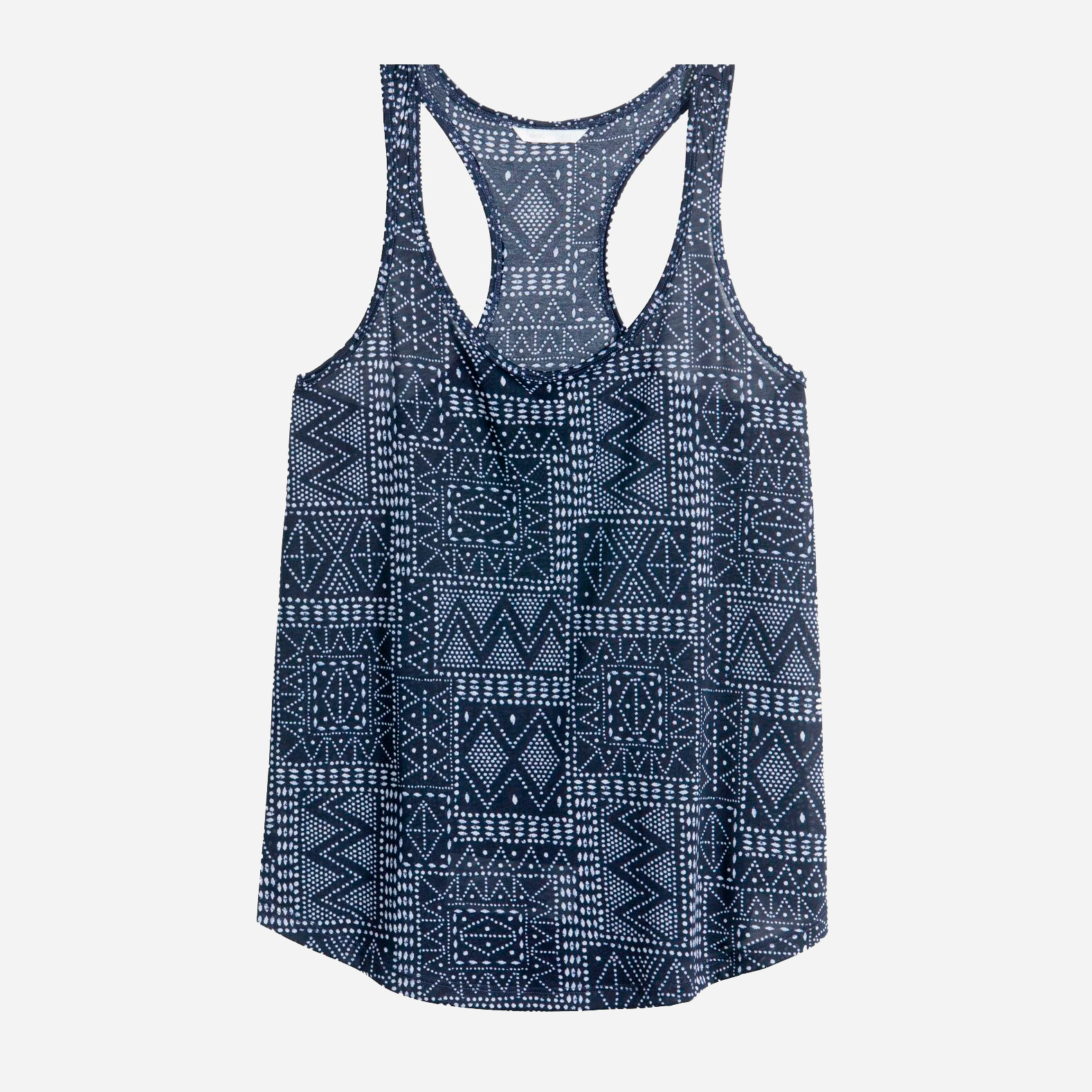 

Майка H&M 0372765 S Темно-синяя