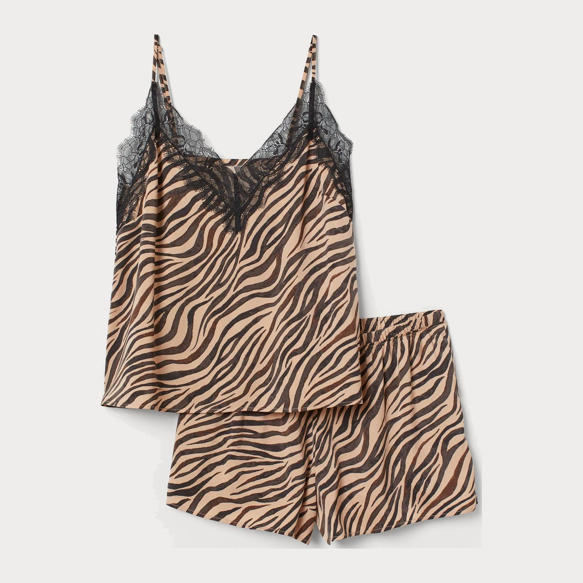 

Пижама H&M 7617010sm M Светло-бежевая зебра