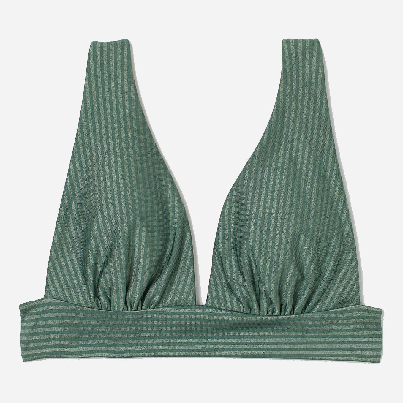 

Верхняя часть купальника H&M 8323201sm 38 Зеленая приглушенная
