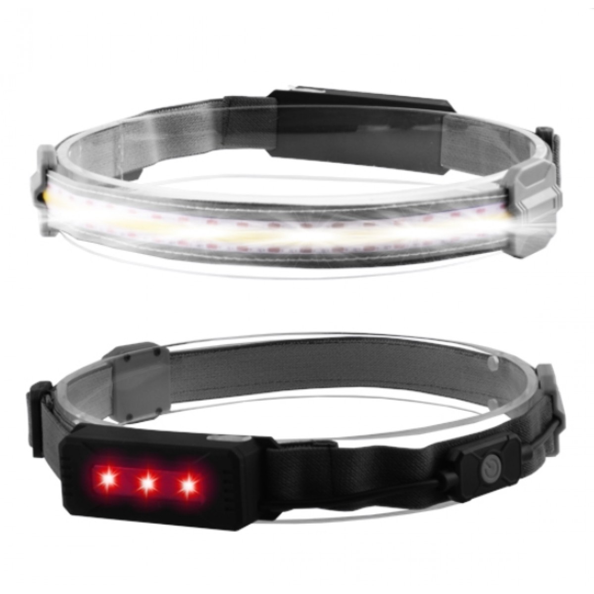 

Налобный фонарь Stripe Ultra bright YD-33, 37SMD (white) + 3SMD (red)