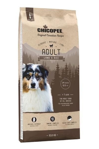 

Сухой корм для собак Chicopee CNL Adult Lamb & Rice 15 кг (015257)