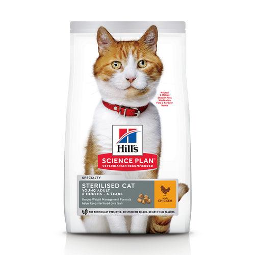 

Сухой корм для котов Hills Young Adult Sterilised Cat 10 кг (604180)