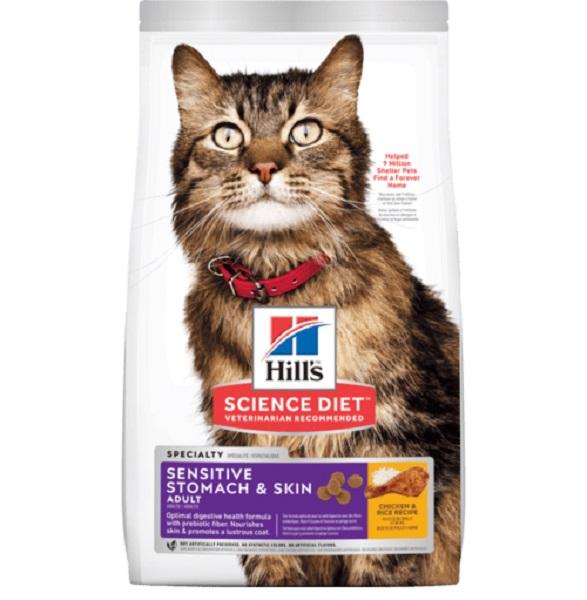 

Сухой корм для котов Hills Adult Sensitive Stomach & Skin 1,5 кг (604072)
