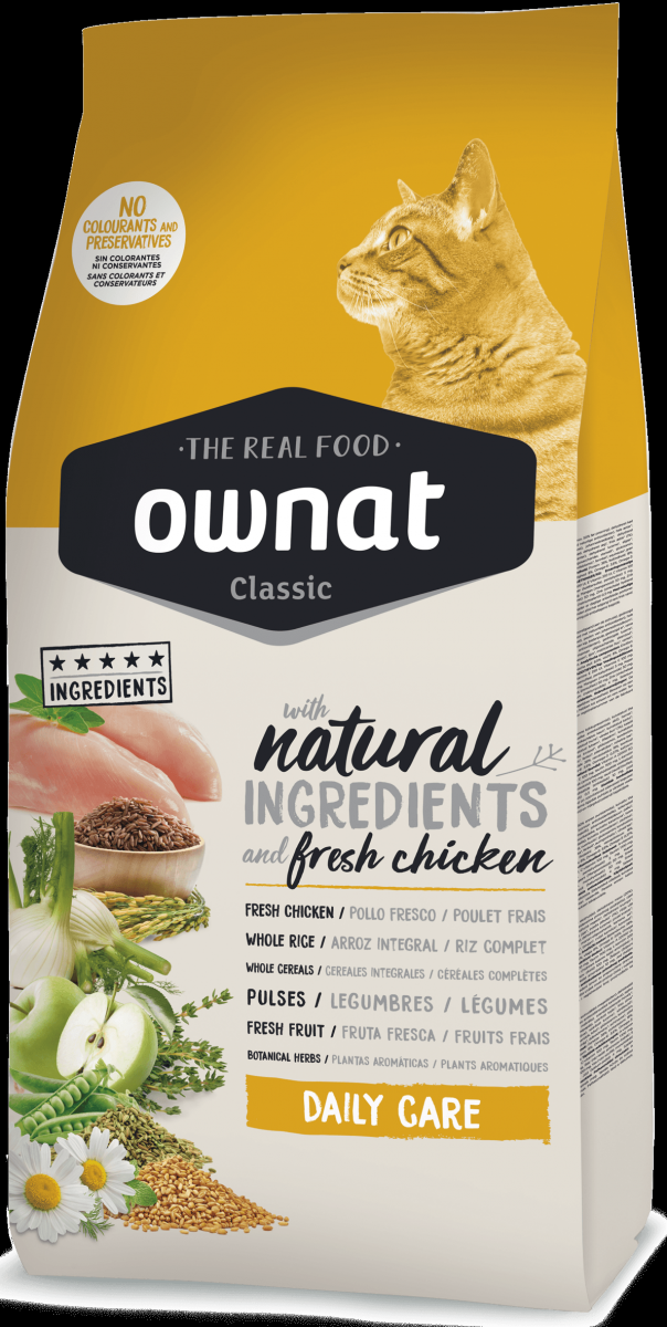 

Сухой корм для котов Ownat Classic Daily Care 1,5 кг (16167)
