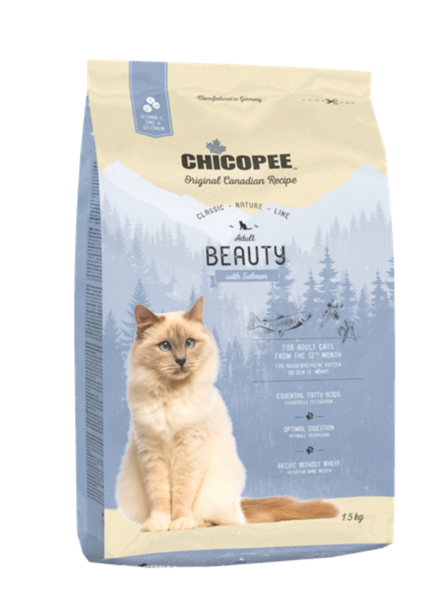 Сухой корм для кошек Chicopee CNL Cat Adult Beauty Salmon 15 кг