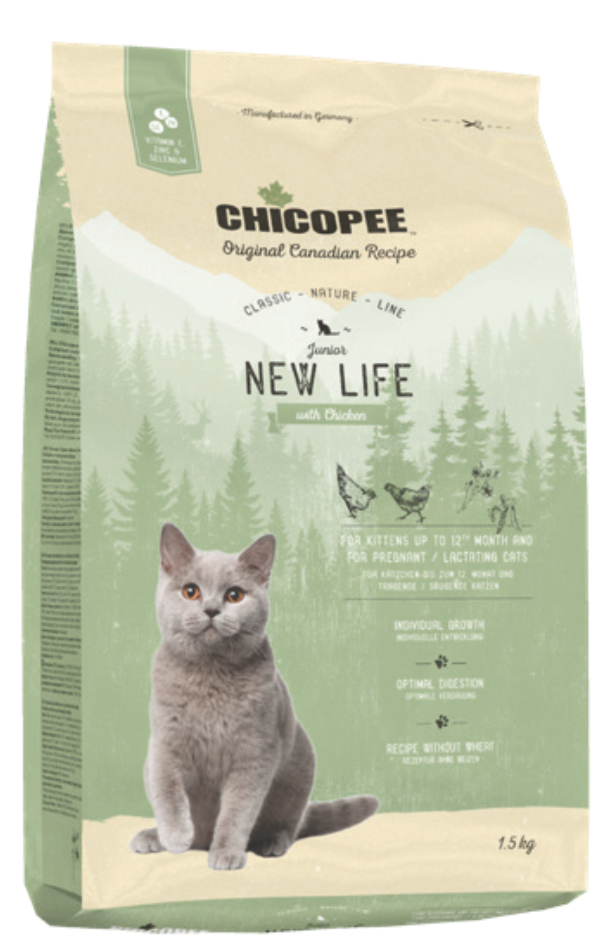 

Сухой корм для котят Chicopee CNL Junior New Life Chicken 15 кг (017923)