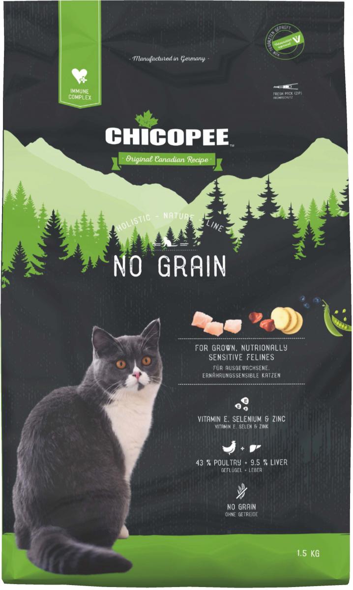 

Сухой корм для кошек Chicopee HNL Cat No Grain 8 кг (018135)